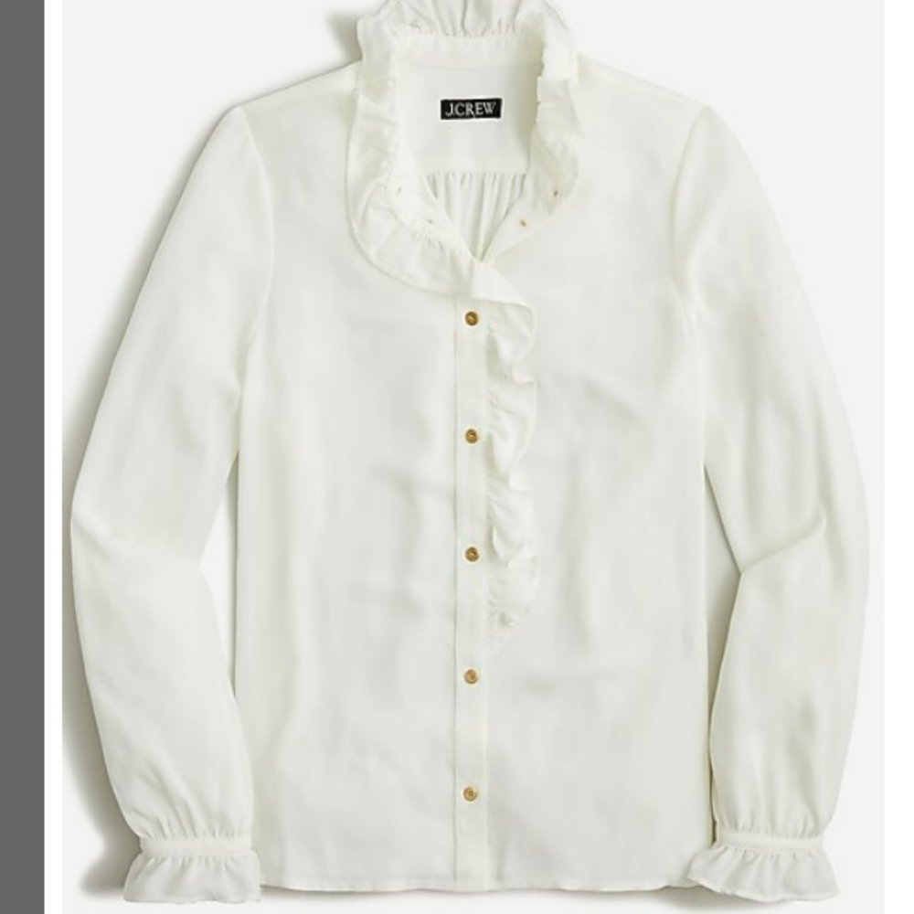J.Crew Ruffle Blouse